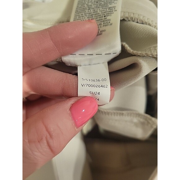 Athleta Endless High Rise Casual Athletic Pants Ivory Cream Size 0 /533636 Work - Picture 8 of 8